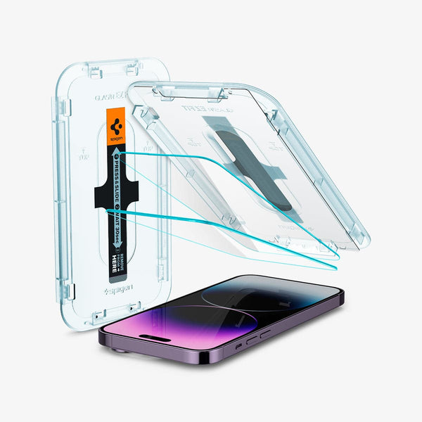 Spigen iPhone 14 Pro Series Screen Protector GLAS.tR EZ Fit | Sensor Protected